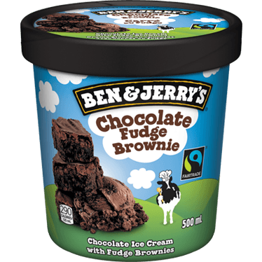 Ben & Jerry's Ice Cream, Chocolate Fudge Brownie, 473ml