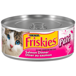 Purina Friskies Pate Cat Food, Salmon Dinner
