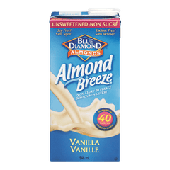 Blue Diamond Unsweetened Vanilla Almond Breeze, 946ml