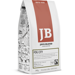 Java Blend Coffee, Fair Trade Organic Fog City, Ground Bean, 340g