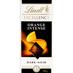 Lindt Dark Chocolate, Orange, 100g