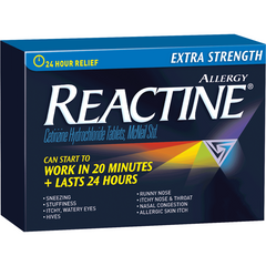 Reactine, Extra Strength Allergy Relief, 10 Tablets, 10mg