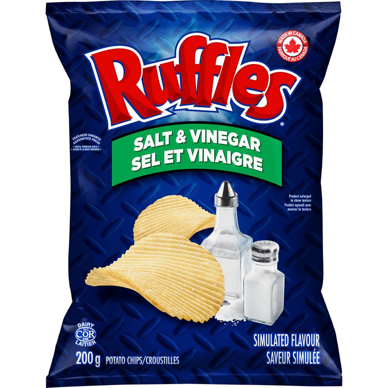 Ruffles, Salt & Vinegar, 200g