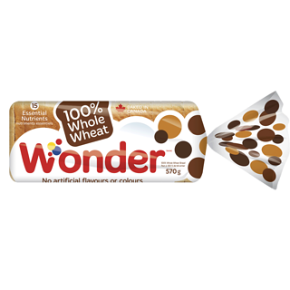 REDUCED - Best before June 18 : Wonder Bread, Whole Wheat Bread, 570g
