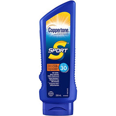 Sunscreen, SPF 30, Coppertone Sport, Water Resistant, 259ml