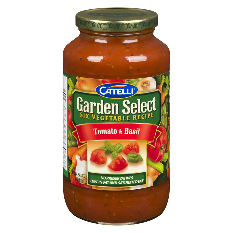 Catelli Garden Select, Tomato & Basil Pasta Sauce, 410mL