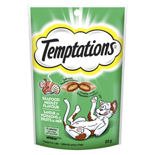 Whiskas Temptations Cat Treats, Seafood Medley