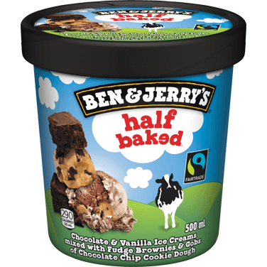 Ben & Jerry's Ice Cream, Half Baked, 473ml