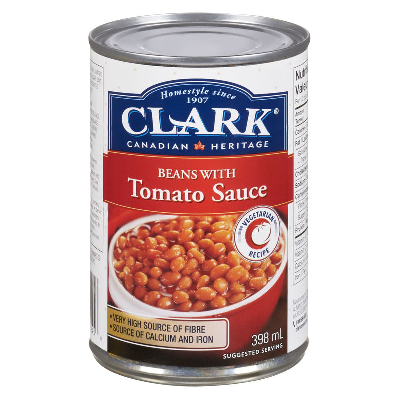 Clark, Beans with Tomato Sauce, 398ml