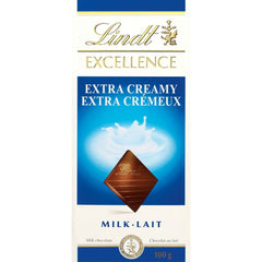 Lindt Milk Chocolate, Extra Creamy, 100g