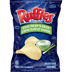 Ruffles, Sour Cream 'N Onion, 200g