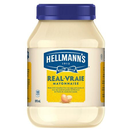 Hellmann’s Real Mayonnaise, 890mL