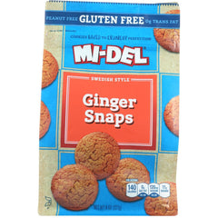 Mi-Del Gluten Free Ginger Snaps, 227g